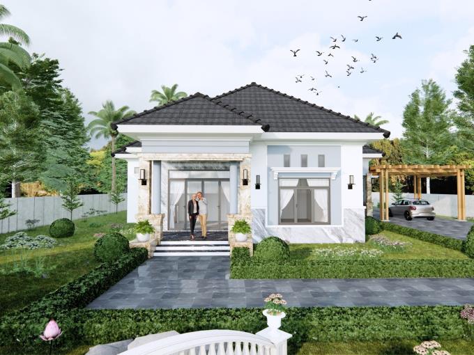 Nhà cấp 4 - Mẫu 1688